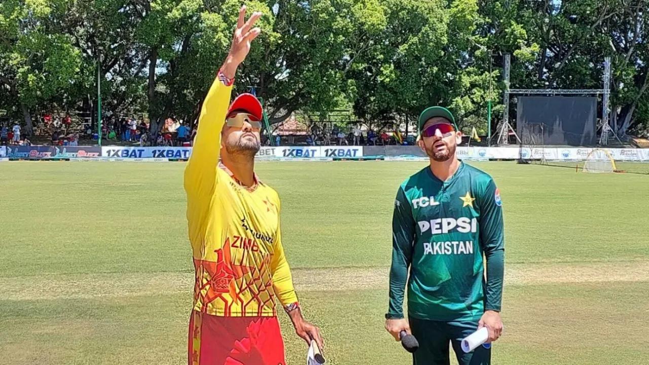 Pakistan chooses to bat against Zimbabwe in T20I series opener with refreshed lineup